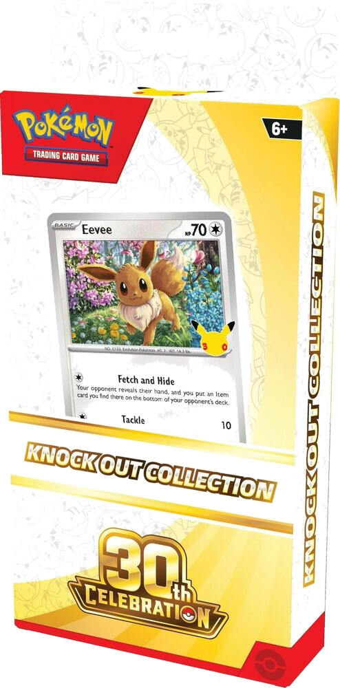 Factory sealed Pokémon TCG 30th Celebration Knock Out Collection product packaging
