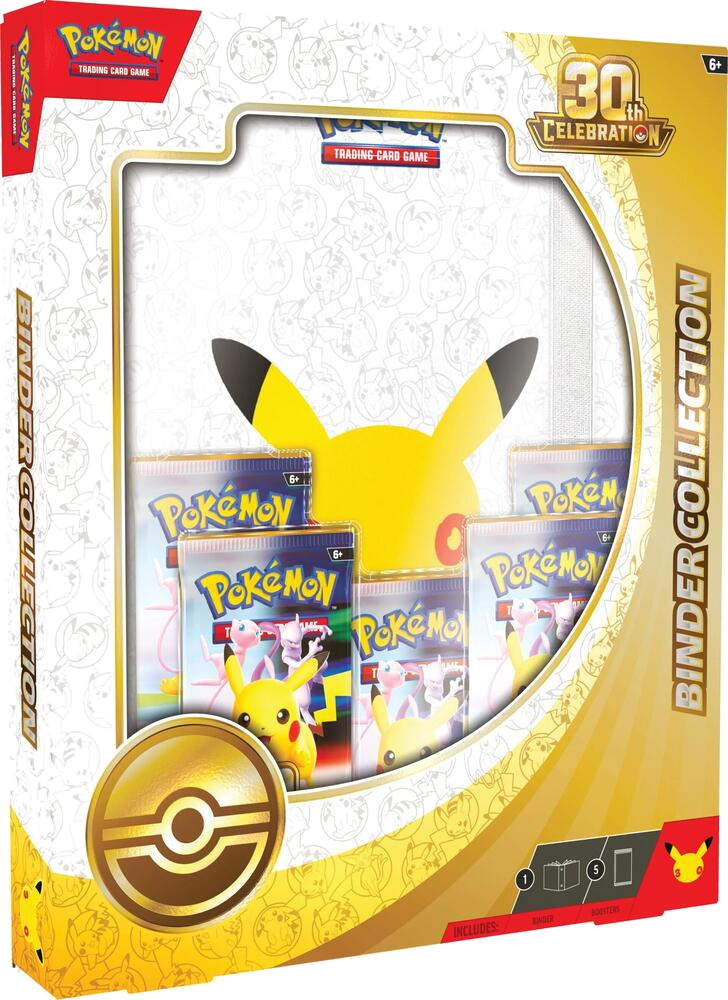 Factory sealed Pokémon TCG 30th Celebration Binder Collection product packaging